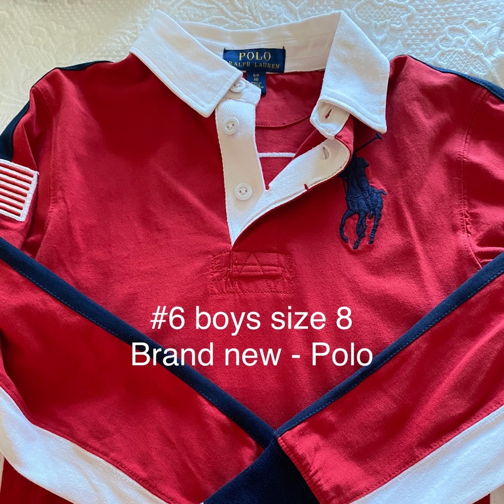Polo Ralph Lauren long sleeve boys Size 8.